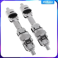 [Etekaxa] 2pcs Stainless Steel Fishing Rod Reel Seat for Casting Trolling Surf Fishing Rods