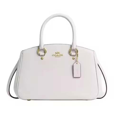 COACH Pebbled Leather Tote Bag, Shopping Bag, Shoulder Bag, Handbag Small Women's White CAL54-IMCHK
