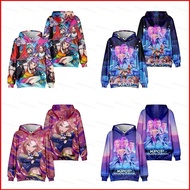 NS1 3D K-POP K-Pop Demon Hunters HUNTR/X Rumi Hoodie fans Sweatshirt Unisex Long Sleeve Top SN1