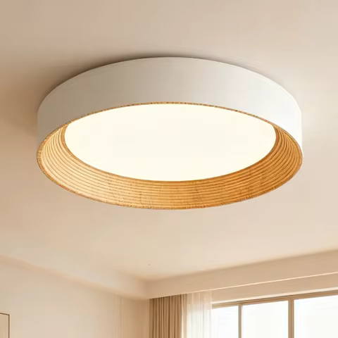 Modern LED Ceiling Light Modern Wood Ceiling Lamps Full Spectrum Eye Protection For Bedroom Livingro