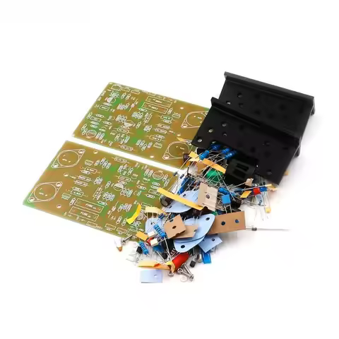 Original Direct Engraving QUAD405 Imitation Guodu Amplifier Board Kit Dual Channel with Angle Alumin