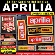 Big Size "APRILIA" Reflective Cutting Sticker