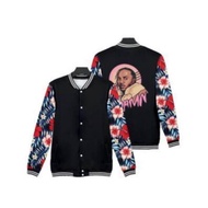 Rapper Kendrick Lamar Baseball Jacket Men Bomber Jacket Outerwear Y2K Street Hip Hop Trend Varsity B