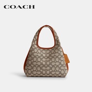 COACH กระเป๋าสะพายข้างรุ่น Lana Shoulder Bag 23 In Signature Jacquard สีน้ำตาล CM550 B4TA7