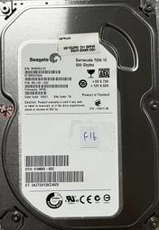 @淡水無國界@ 良品 希捷 Seagate 500G  二手 硬碟 3.5吋 機㭜硬碟 已測試 零件 編號:F16