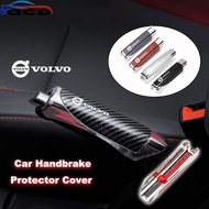 Volvo Car Handbrake Cover Anti-slip Auto Handle Lever Boot Protector Accessories For XC60 S60 S80 XC