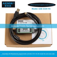 Compatible Mitsubishi PLC Programming Cable FX1N/1S/2N/3U3GA Data Download Communication Line USB-SC