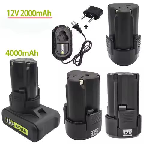 Durable type 2.0/4.0Ah for WORX Kress 12V WA3506 WU127 WU128 WU130 WU131X WU132 WU280 WX128 WX540 Po