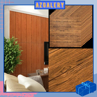 Azgalery WP02-5 & WP03-5 / Wallpaper 3D XPE Foam Batu Bata Bintang Abu Kayu Paris Stiker Dinding Dek