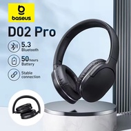 Baseus D02 Pro Bluetooth Earphones Stereo Wireless 5.3  HIFI Foldable Sport Headset