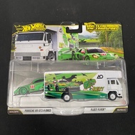 Hot Wheels Team Transport REXY 拉 PORSCHE 911 GT3 R Pack OK Condition