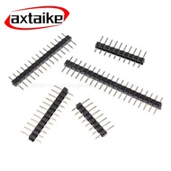50PCS 1*2-40P 2.0mm Single Row Male PCB Board Pin Header Connector Strip Pinheader 2p 3p 4p 5p 6p 7p