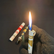 Korek Api Gas Kecil Unik dan Keren Mancis Mini Simpel Slim Klasik Vintage Lighter Bisa Isi Ulang Mur