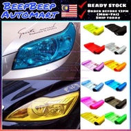 Car Tinted Film Headlamp Headlight Fog light Tail Light Sticker Smoke Tint Film 1 Meter x 30cm