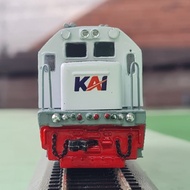 MESIN Agung Craft - Miniature Train Locomotive CC 201 Livery Orange PT KAI - without engine HO Scale