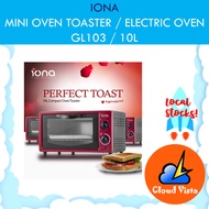 IONA 10L Small Mini Oven Toaster Bread | Electric Oven For Baking - GL103