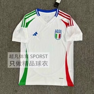 2025 2425 Italy National Team Away European Cup Jersey No. 14 Chiesa Baggio Pirlo Football Suit
