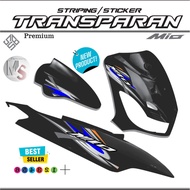 Mio Smile Motorcycle Striping Sticker List - CLiCK Thailand Transparent Variations
