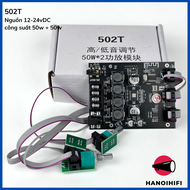 Mạch khuếch đại Whuzhi bluetooth 5.0 ZK 502T TPA3116D2 2x50w chính hãng bảo hành 1 tháng