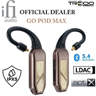 iFi GO pod Max 2Pin / MMCX True Bluetooth Adapter Cable with Mic for InEar Monitors