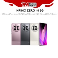 Infinix Zero 40 5G Smartphone (12GB RAM+256GB ROM) | Original Infinix Malaysia