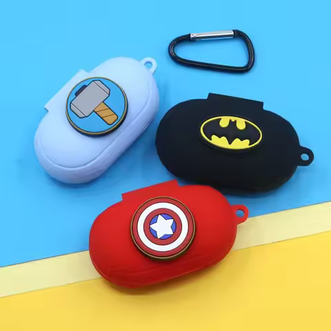 Headphone Protective Case for Samsung Galaxy Buds Plus / Buds Buds + Marvel Cartoon Silicone Soft Pr