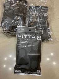 PITTA Mask 黑色口罩(一包三個)