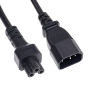 IEC 320 C14 Male Plug to C5 Female Adapter Cable， IEC 3 Pin Male to C5 Micky,PDU UPS Power Converter