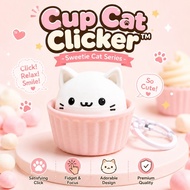 Kreavoo Cup Cat Clicker Satisfying Clicker Keychain