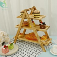 Cupcake Stand 3 Tiers Cupcake Display Stand Wood Ladder Dessert Stand Dessert Table Display for Cupc
