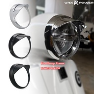 For Vespa LX125 LX150 i-Get 2013-2022 Scooter Headlamp Frame ABS Front light Rim Cap Chrome Black