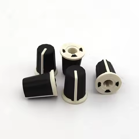 0 degree 90 degree 180 degree 270 degree potentiometer knob hat rubber half shaft D axis KNOB CAP so