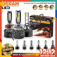 Original OSRAM LED Headlight Bulb 6000k Pair Universal H1 H4 H7 H8 H11 H16 9005 HB3 HB4 9006 H1R2 90