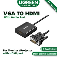 UGREEN VGA to HDMI Video Audio Adapter for monitor projector PC Laptop TV Box