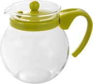 【iwaki】日本耐熱玻璃沖茶器/茶壺640ml(綠色)(原廠總代理)
