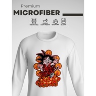 MICROFIBER DRAGON BALL jersey baju pancing muslimah motor sport man long sleeves tshirt lelaki jersi