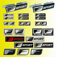 3D Metal F Sport Badge Emblem Decals Car Stickers for Lexus IS200T IS250 IS300 RX300 CT NX RX GS RX3