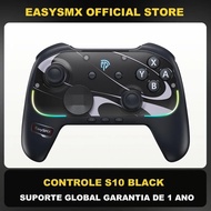 EasySMX S10 Wireless Gamepad RGB Controller Compatible with Switch 1/2/PC/Phone/Steam/TV, HD Vibrati