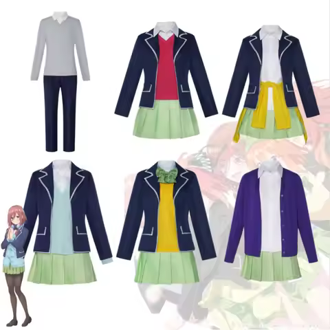 The Quintessential Quintuplets Ichika Nino Miku Yotsuba Itsuki Nakano Cosplay Costume JK Uniform Cha