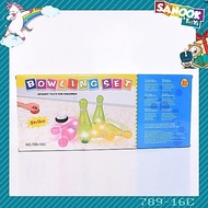 TOYS Bowling Toy Set With Lights For Children 789-16C Size (44.5x19x6.8 Cm.) No.1 Sales