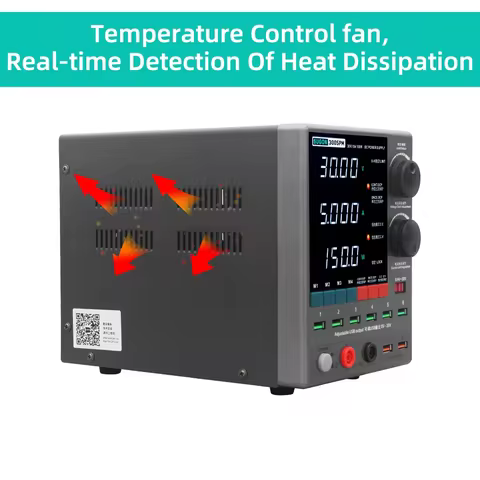 Sugon 3005PM 3010PM 4 Channel 30V 5A DC Power Supply, 6 USB Output, Current Voltage Protection, Prof