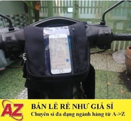 Túi Treo Đầu Ghi Đông Xe Máy Chiều Dọc Xem Google Map Chứa Đồ Chạy Grab