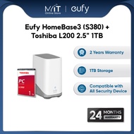 [BUNDLE OFFER] Eufy HomeBase3 (S380)-T8030 + Toshiba L200 2.5" 1TB