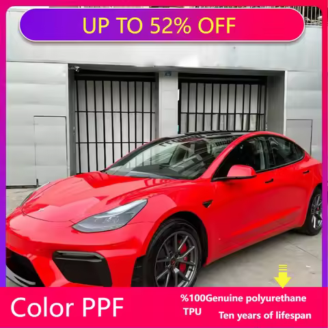 Color PPF gloss Chinese red ppf TPU PPF Film Paint Protection Film Wrap Film Anti-yellowing Self-hea