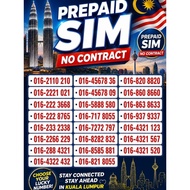 VIP SPECIAL 016🔥 vip prepaid sim /fengsui number/pre order 3 hari/cod kl / no refund/ Malaysia day o