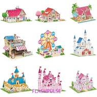 FLASHPULSE 3D Castle Airplane Assembly Model, Building Model 3d Puzzles, Building Block Toy Airplane