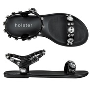 Holster Glimmer Jelly Black HST47BL รองเท้าส้นแบนแบบรัดส้น
