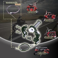 7/8" 22mm Twist Throttle Cable Accelerator Handle for Mikuni Mini Bike Coleman CT200U CT200U-EX MB20