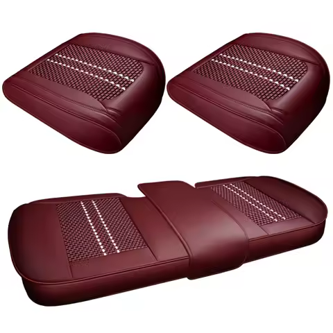 Leather Front Car Seat Protectors Covers Cushion Luxury Waterproof For ssangyong actyon sport mitsub