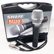 SHURE SN-98 M MIC MICROPHONE MIKROFON KABEL DILENGKAPI KOPER